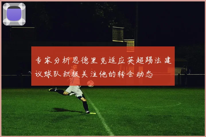 专家分析恩德里克适应英超踢法建议球队积极关注他的转会动态